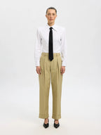 Pantalone a Vita Alta  Pinces