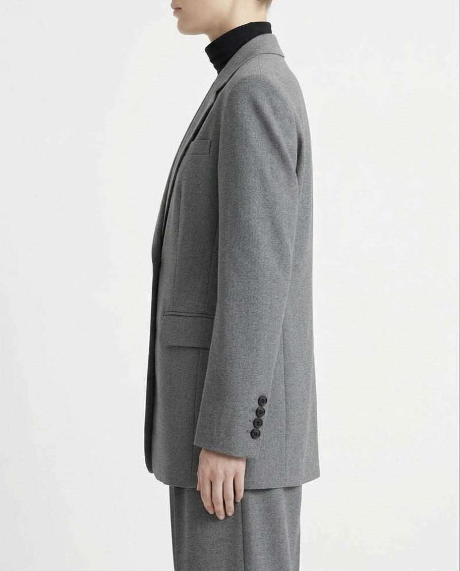 Giacca Blazer Oversize Selected Femme in Misto Lana RWS