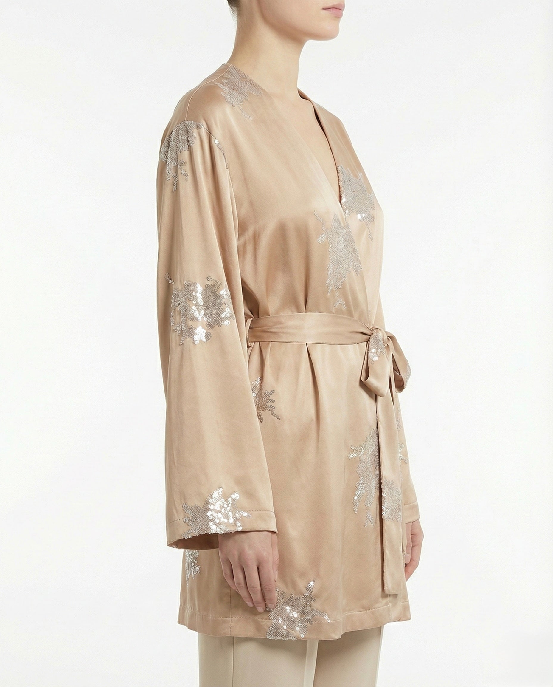 Giacca kimono in raso
