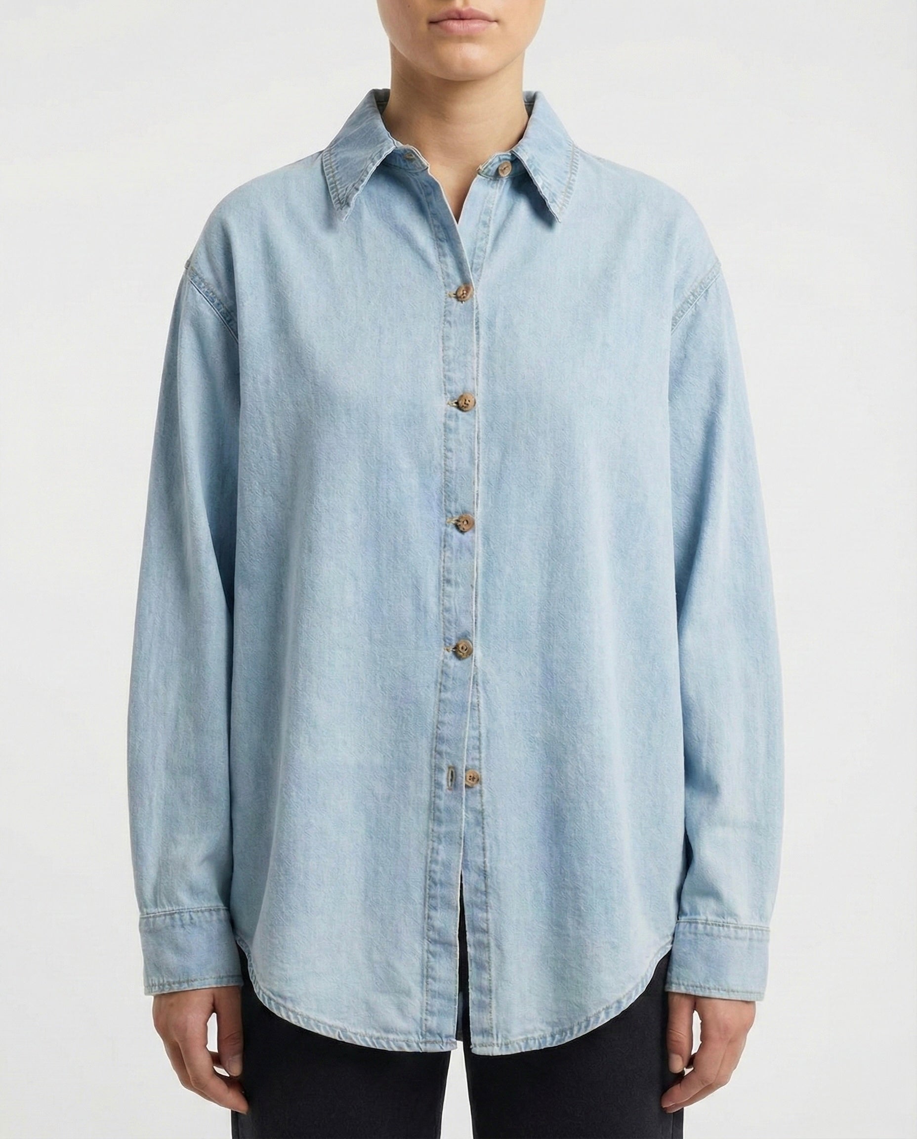 Camicia in denim chiaro