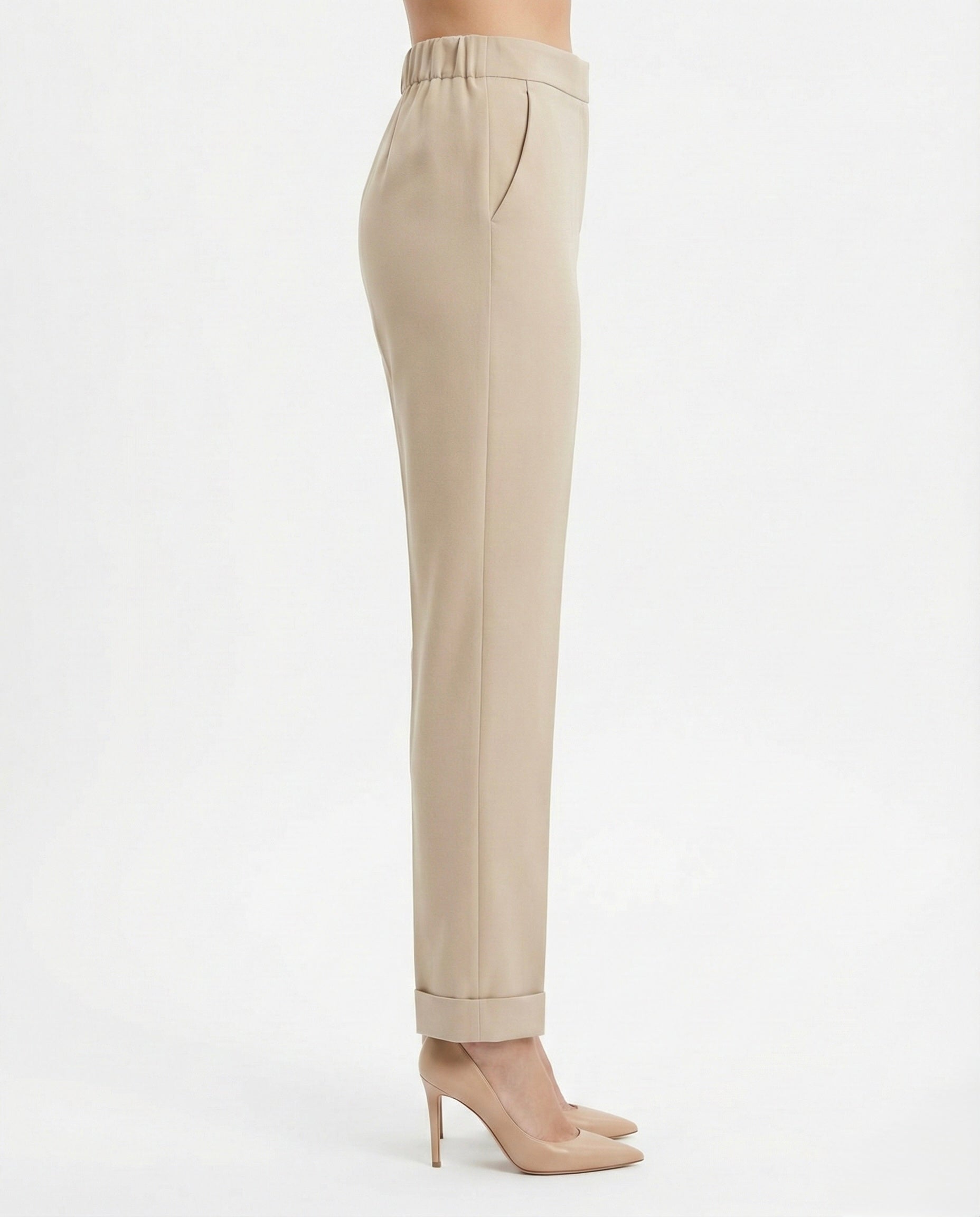 Pantaloni con risvolto