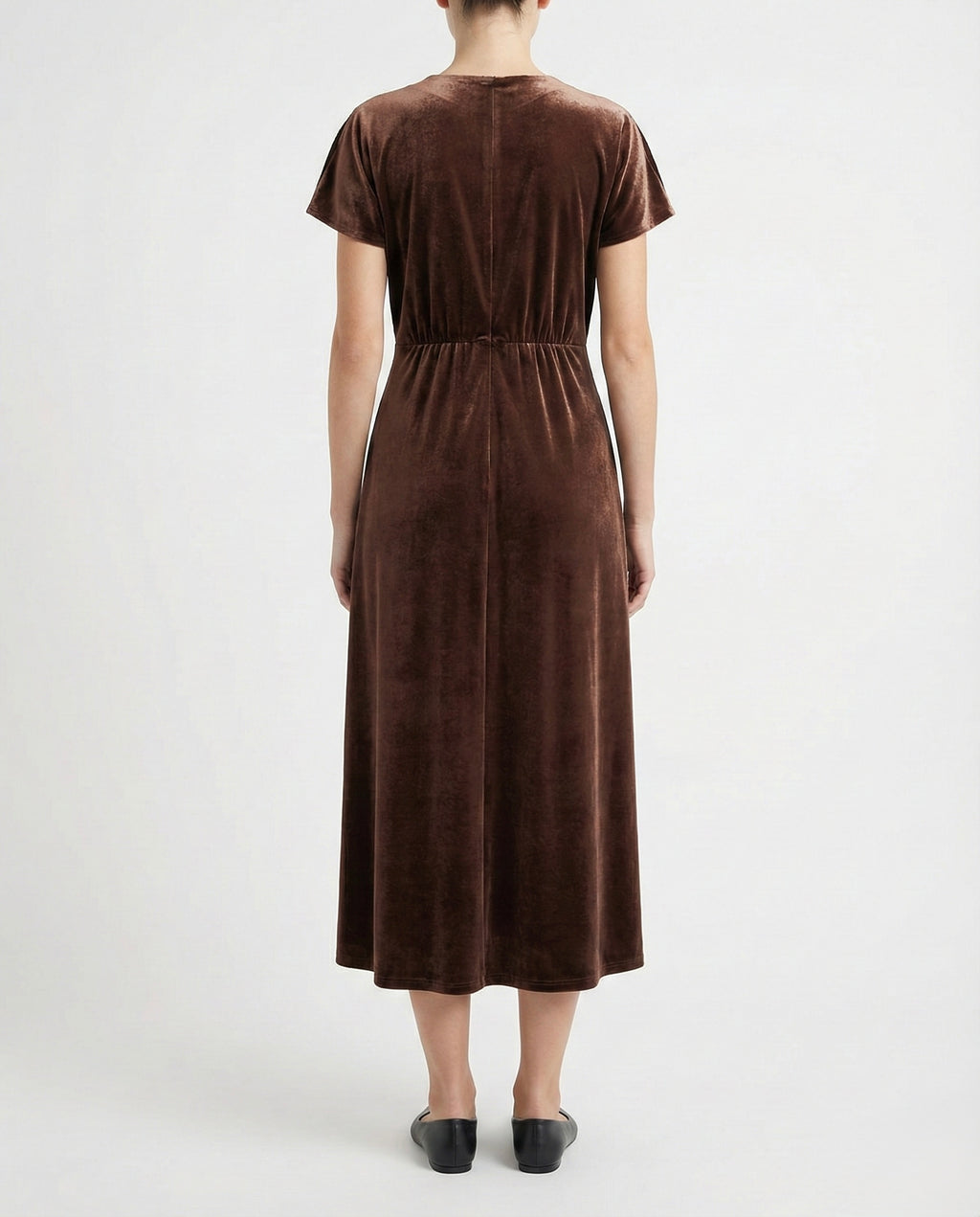 Abito lungo in velluto elegante