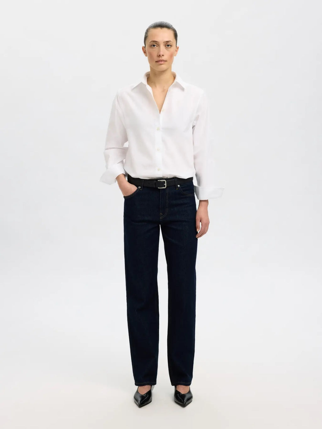 Camicia classica in cotone