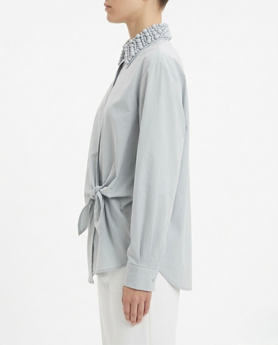 Camicia con drappeggio