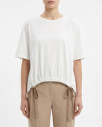 T-shirt corta con laccetti