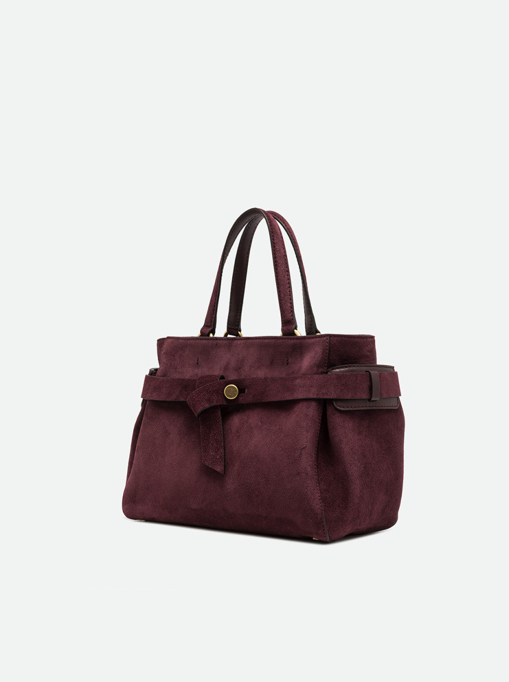 Borsa a Mano Gianni Chiarini Miranda Media in Camoscio Amarone