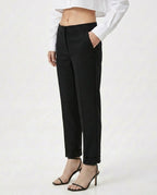 Pantalone dritto con risvolto