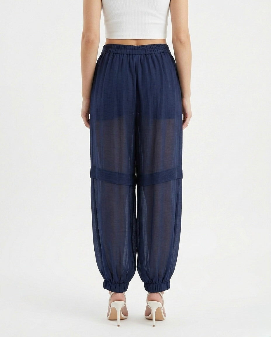 Pantalone balloon fluido