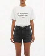 T-shirt con stampa frontale