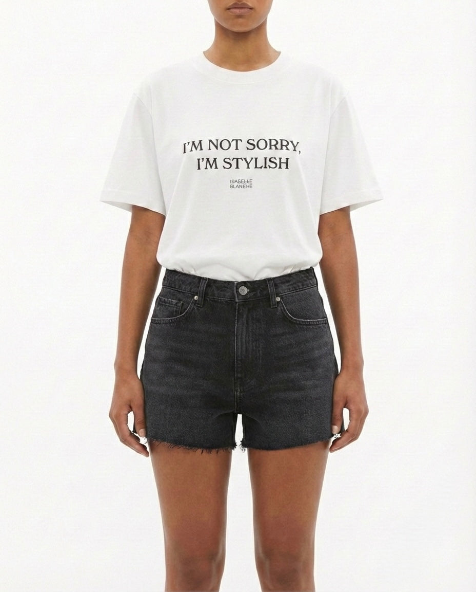 T-shirt con stampa frontale