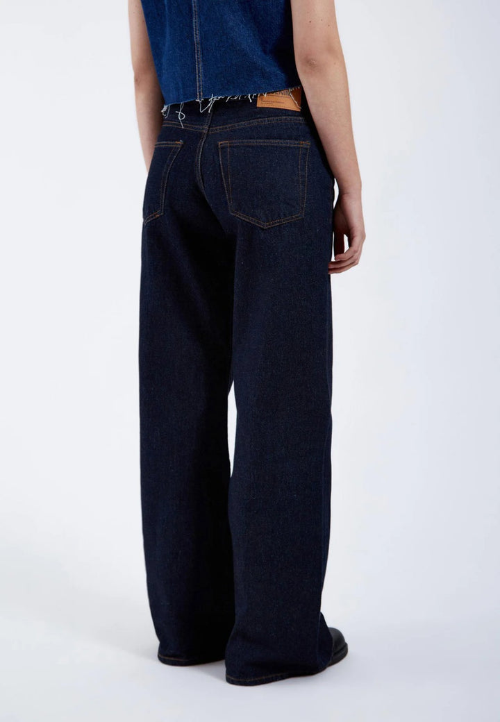 Jeans a gamba larga