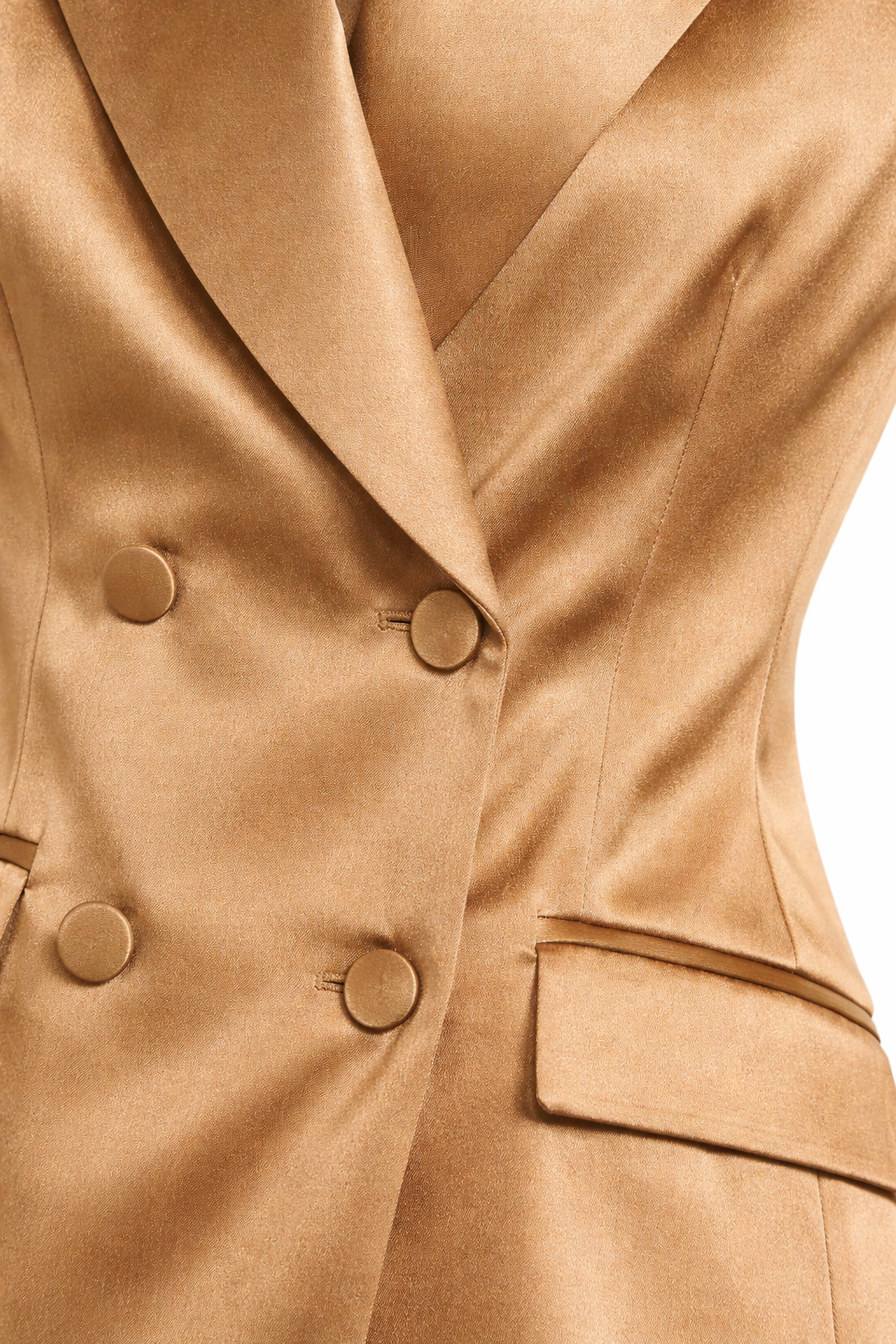 Blazer doppiopetto in raso