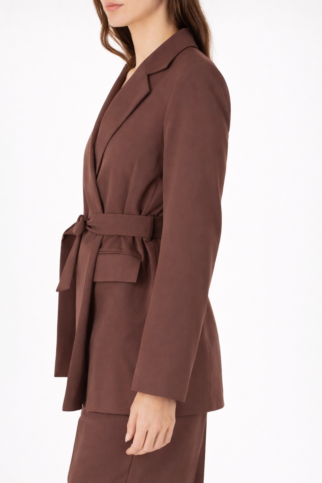 Giacca blazer con cintura