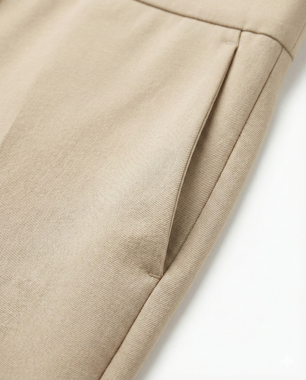 Pantaloni con risvolto