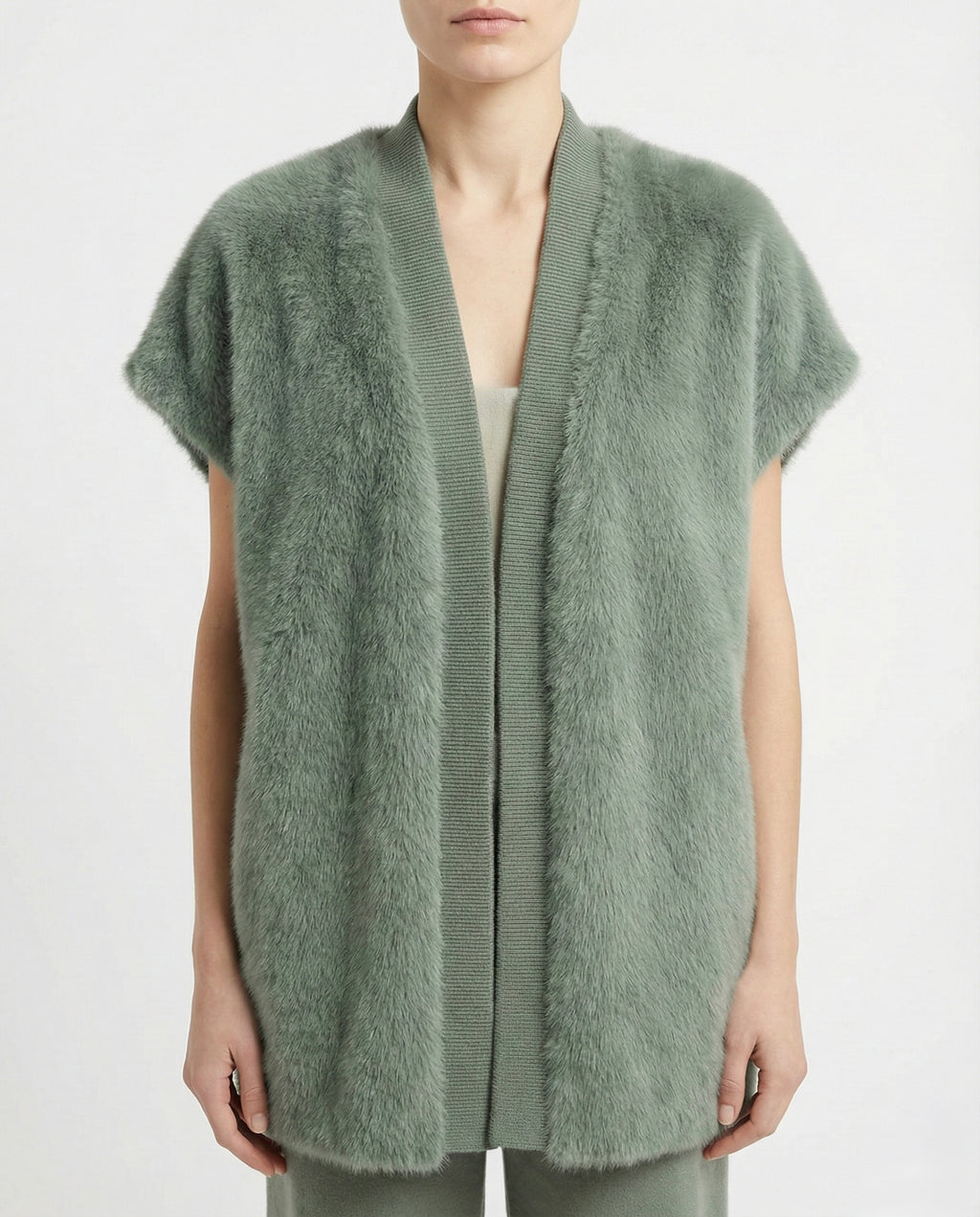 Gilet in eco-pelliccia