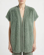 Gilet in eco-pelliccia