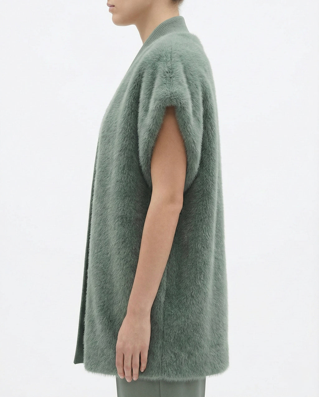 Gilet in eco-pelliccia