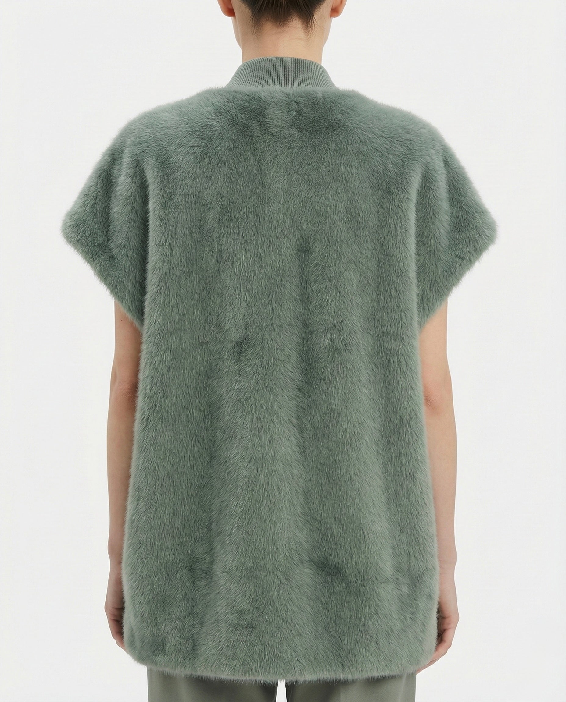 Gilet in eco-pelliccia