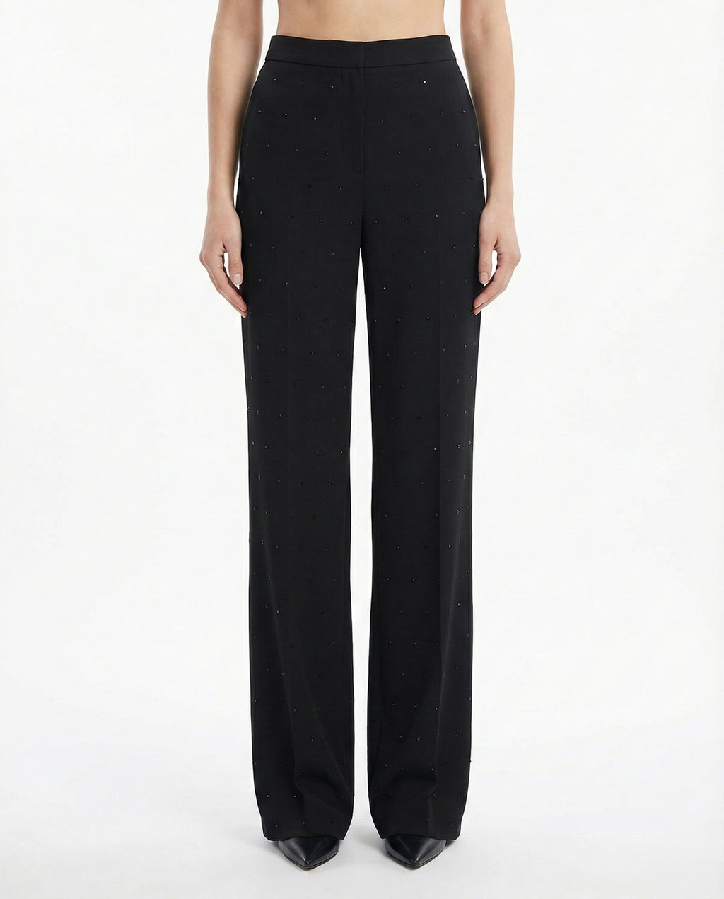 Pantaloni eleganti a gamba dritta