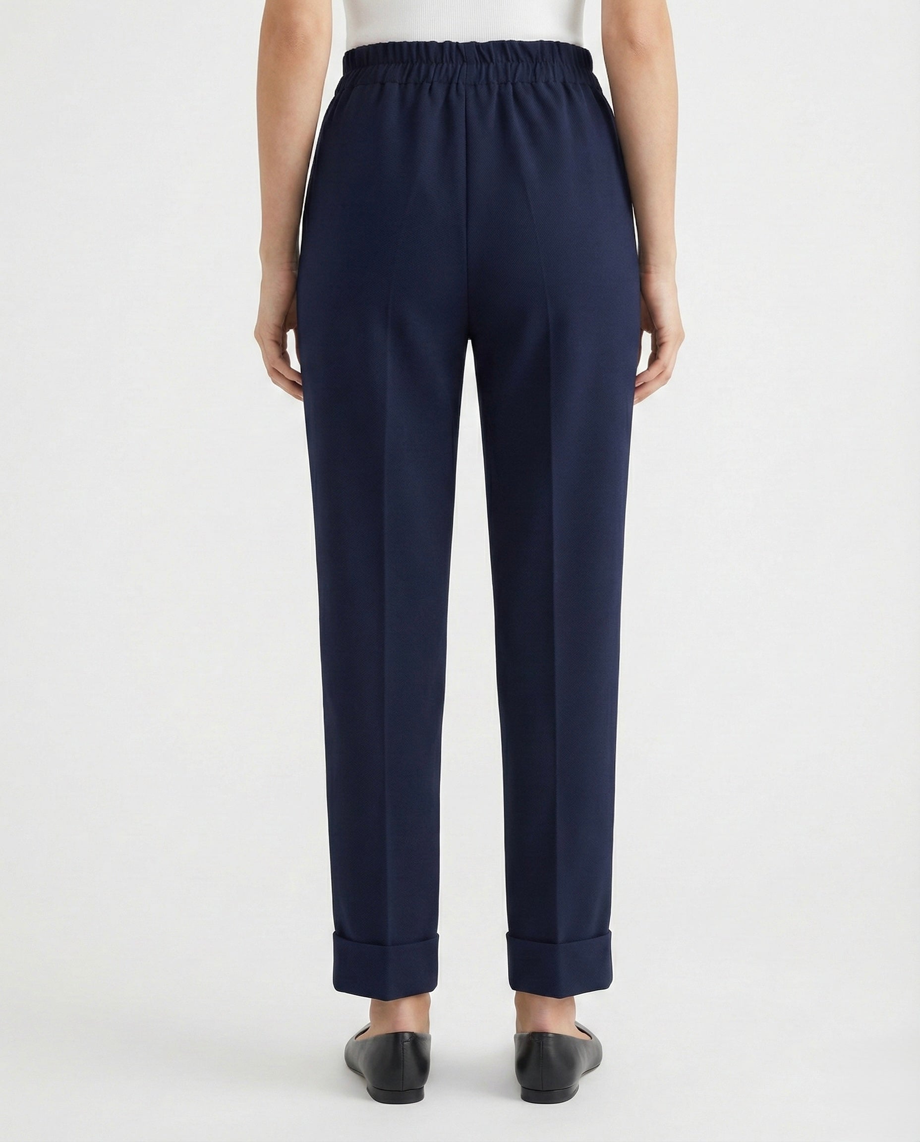 Pantaloni con risvolto