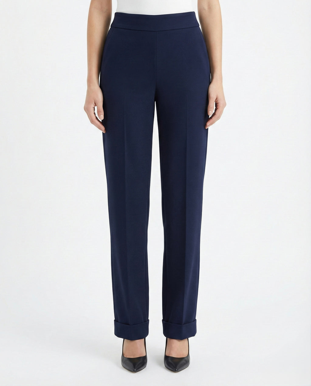 Pantaloni con risvolto