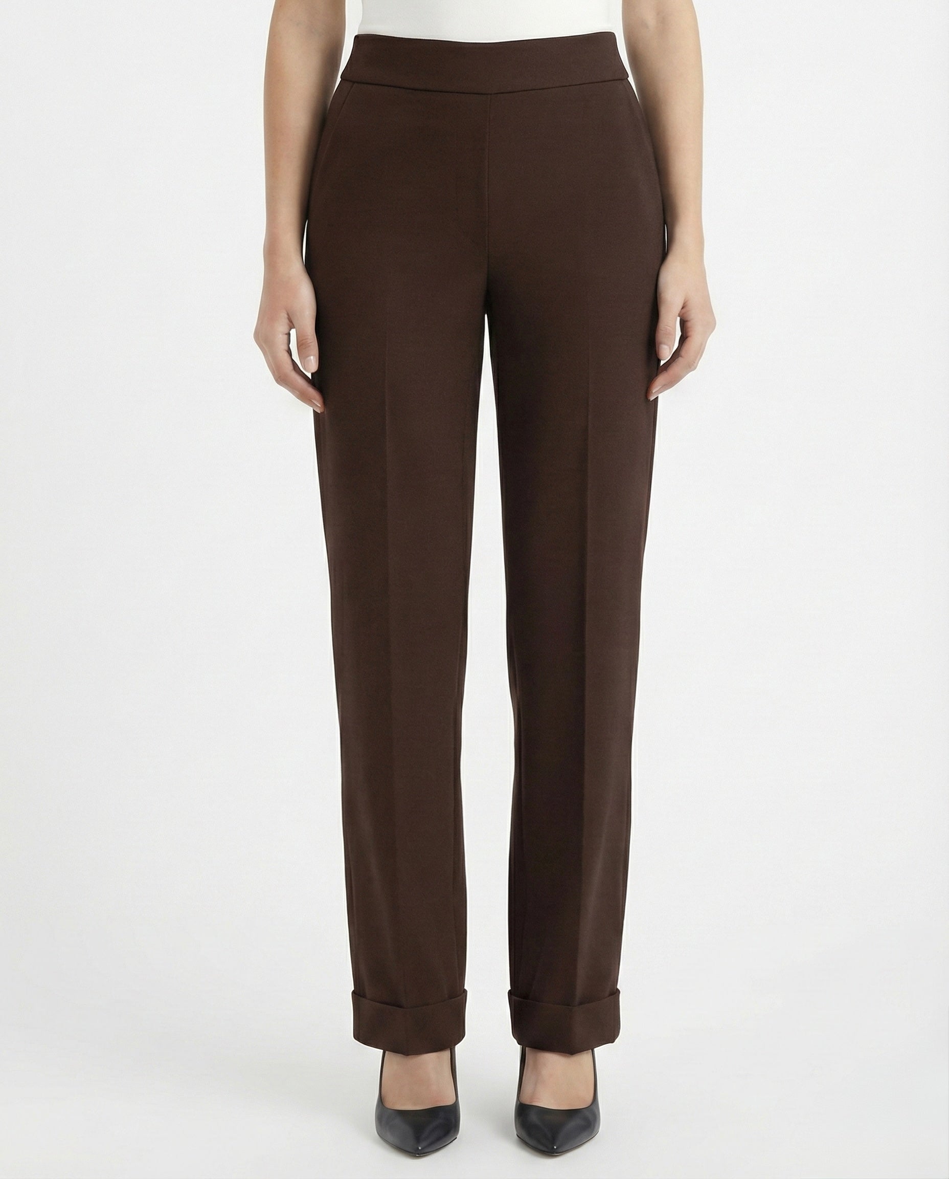 Pantaloni con risvolto