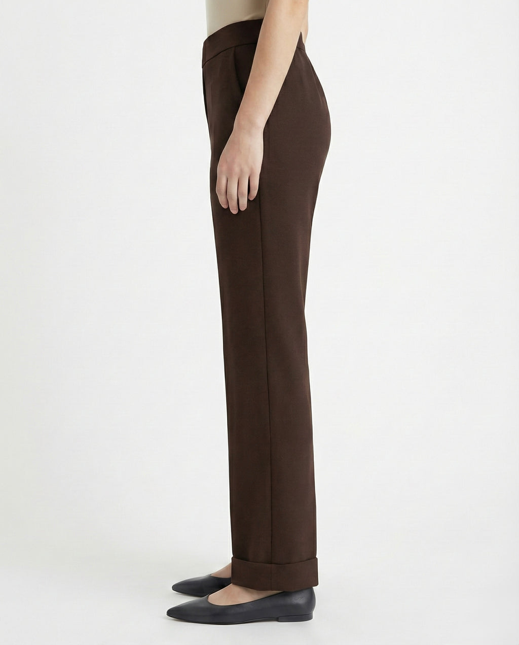 Pantaloni con risvolto