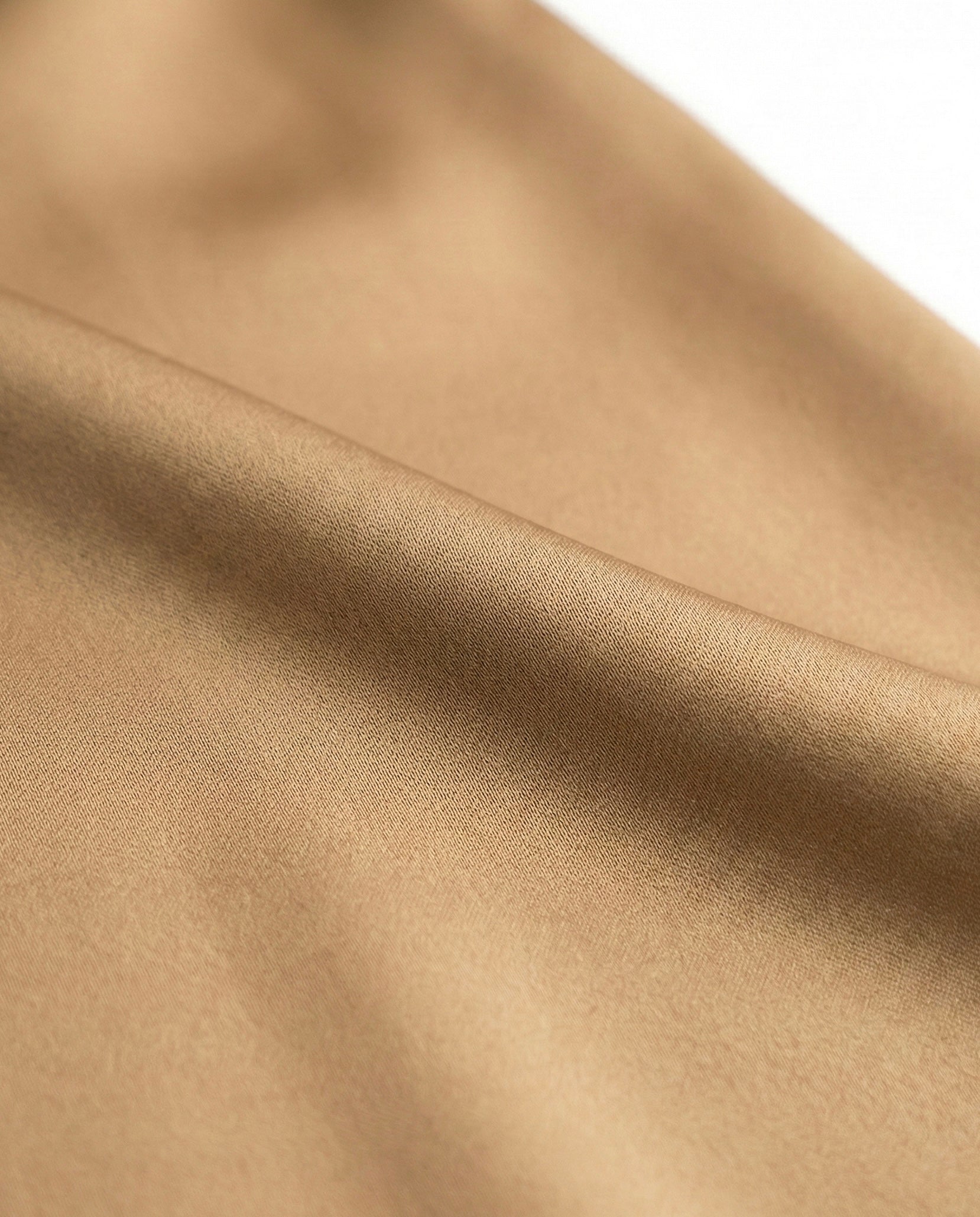 Pantaloni a palazzo in raso bronzo