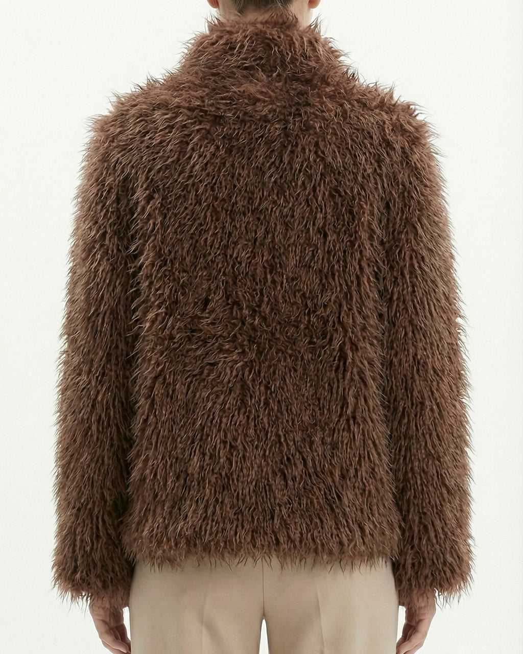 Giacca in eco-pelliccia effetto peluche