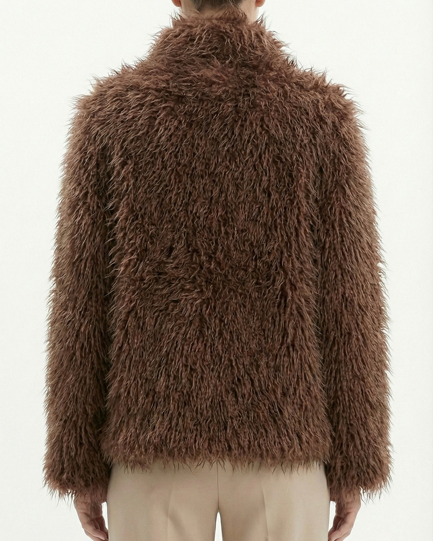 Giacca in eco-pelliccia effetto peluche