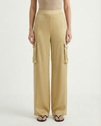Pantaloni palazzo con tasche cargo