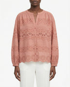 Camicia over in sangallo