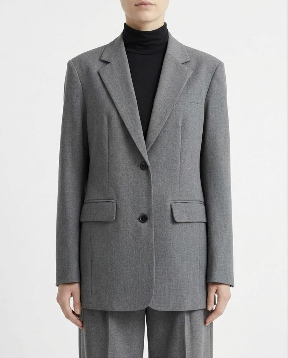 Giacca Blazer Oversize Selected Femme in Misto Lana RWS