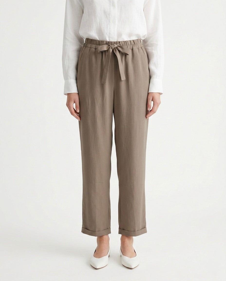 Pantalone morbido con coulisse