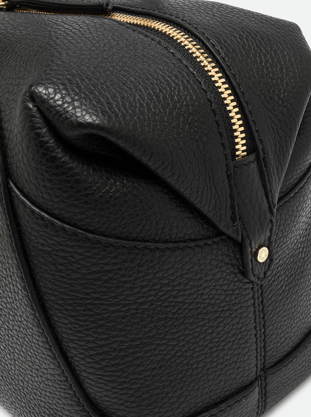 Borsa a Mano Gianni Chiarini Gemma Grande in Pelle Martellata Nera