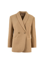 Blazer con revers sciallato