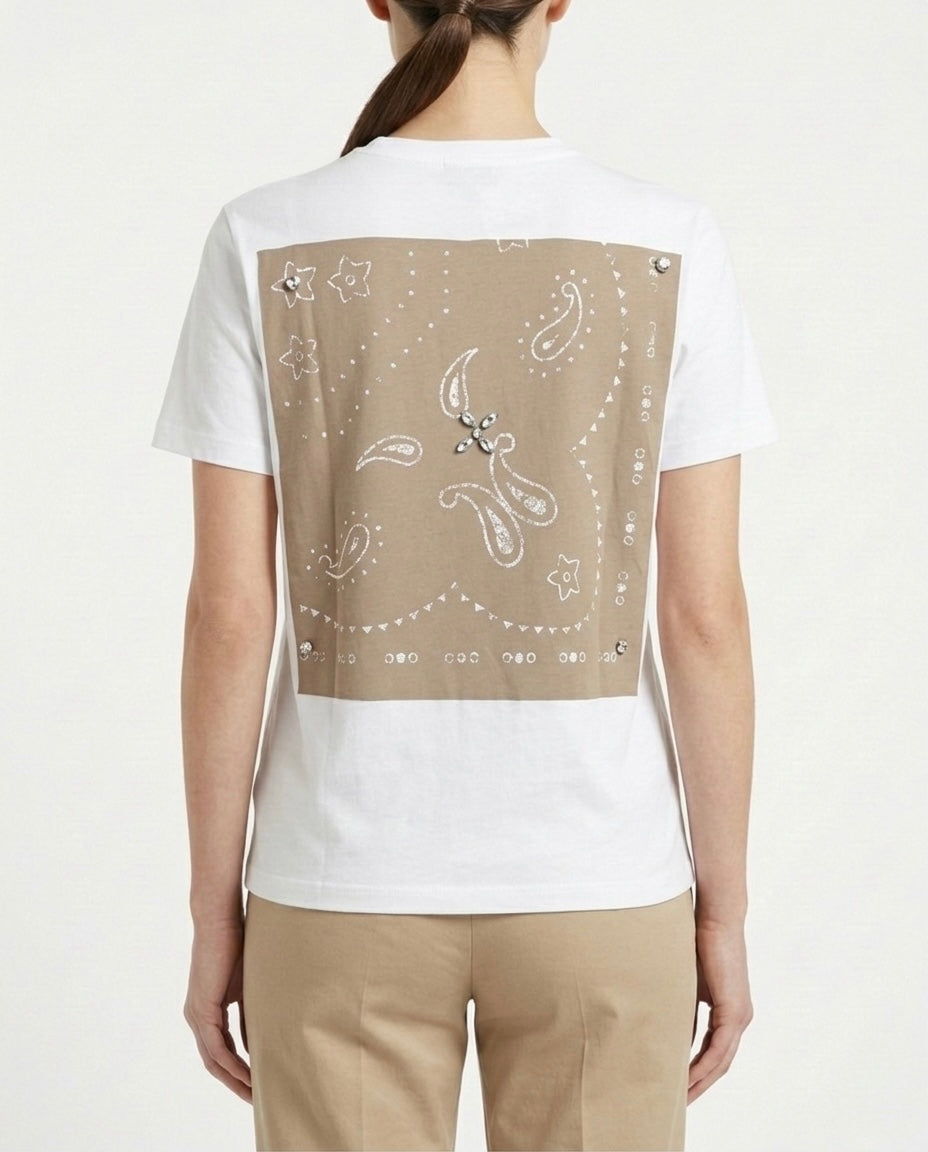 T-shirt in cotone girocollo