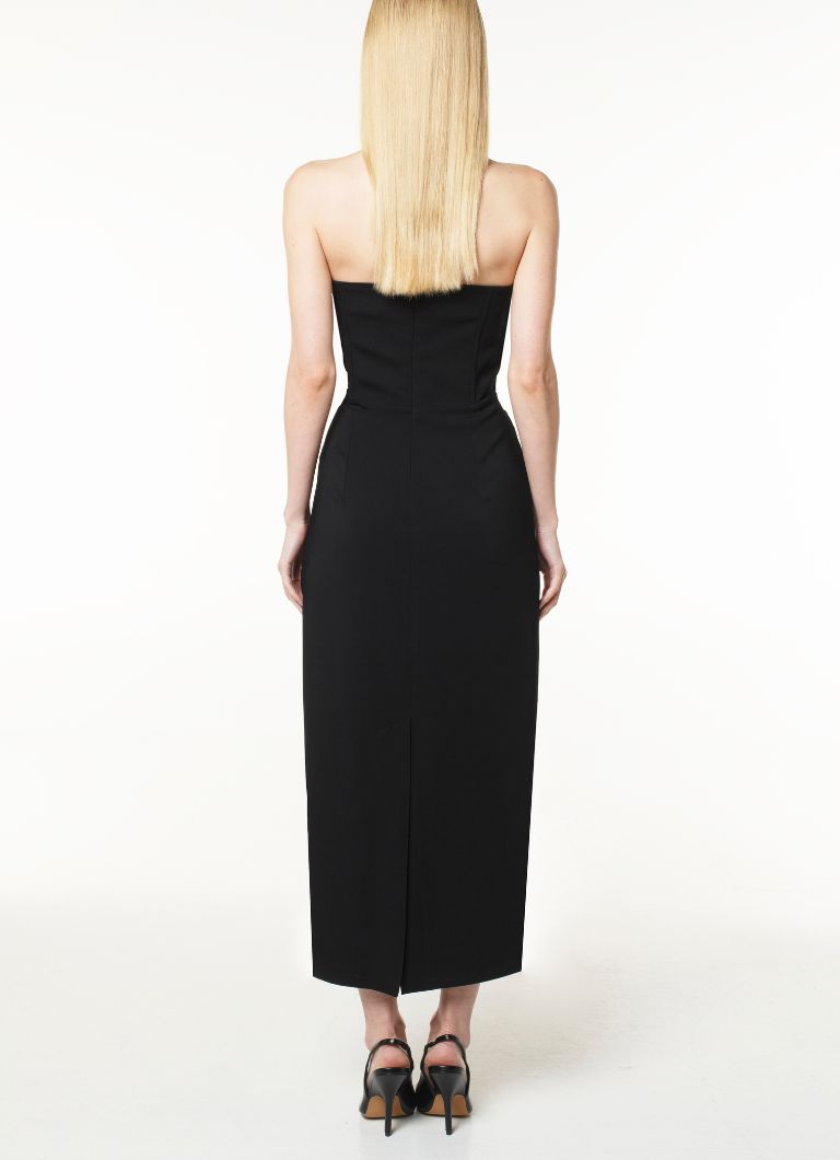 Abito Midi con Maxi Fiocco