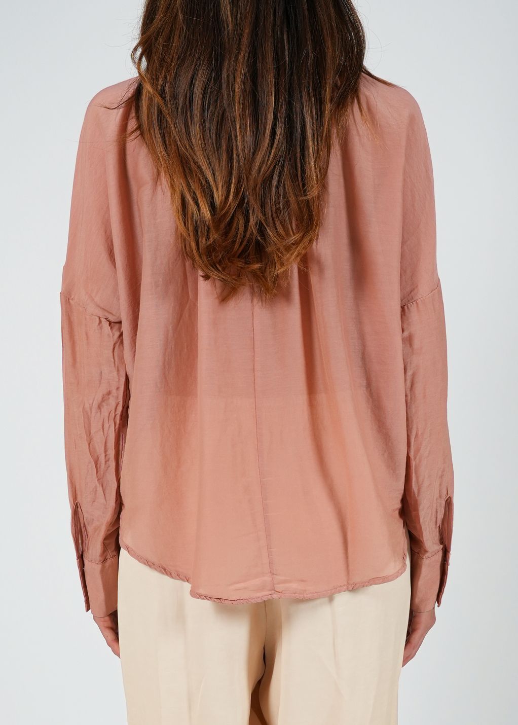 Camicia con Collo alla Coreana