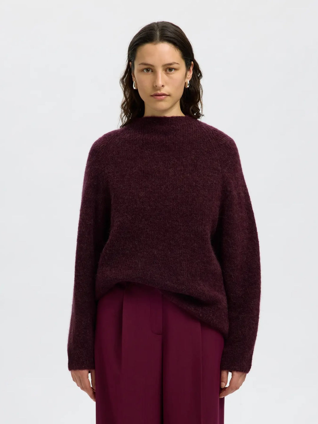 Maglione mezzo collo alto