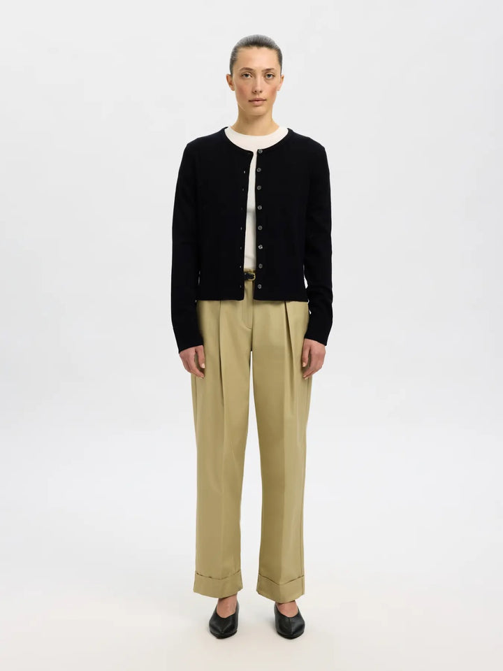 Cardigan in lana merino