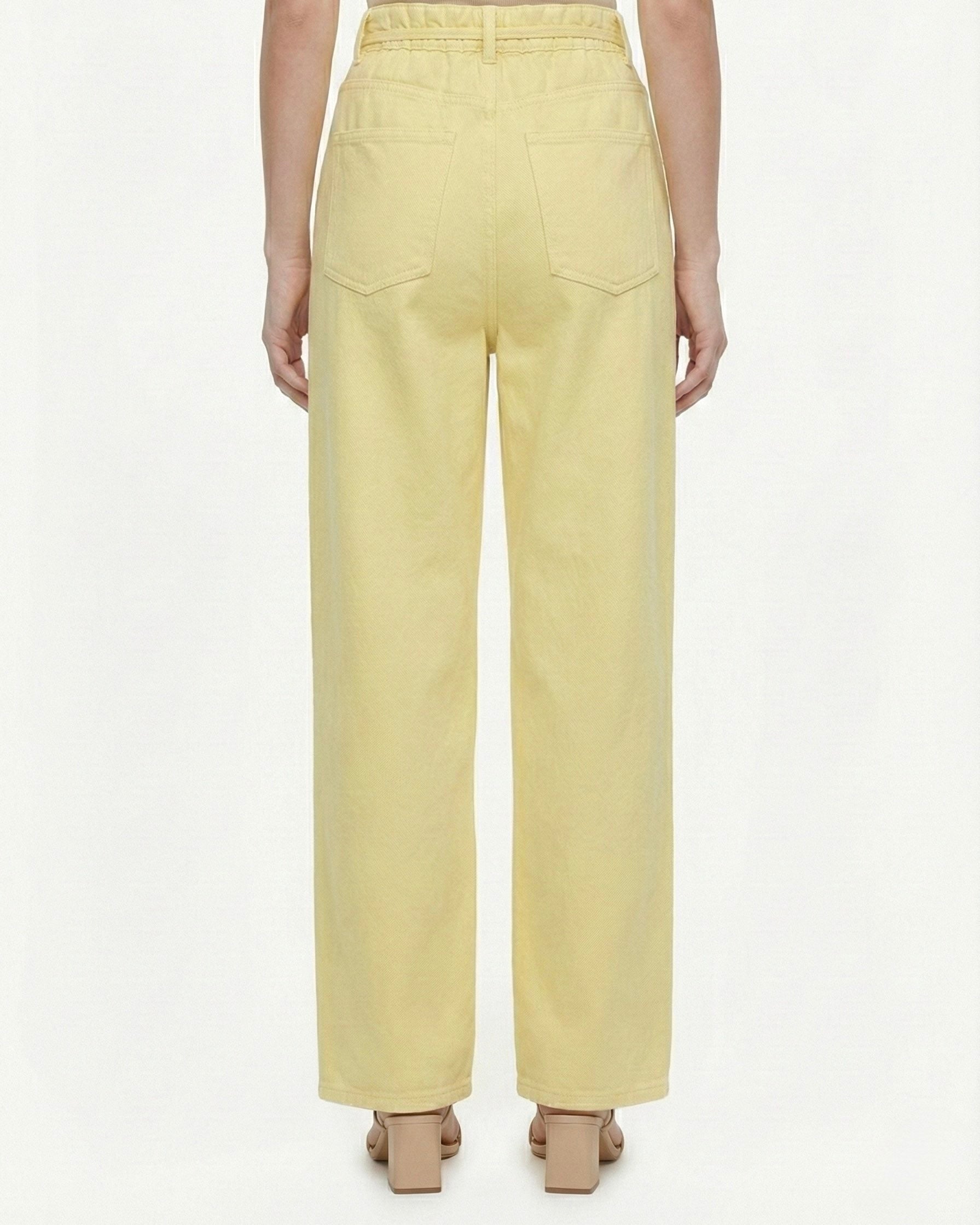 Pantaloni jeans con coulisse