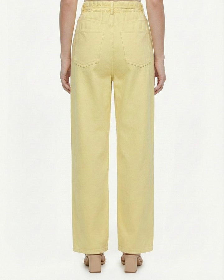 Pantaloni jeans con coulisse