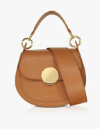 Borsa a tracolla in pelle liscia