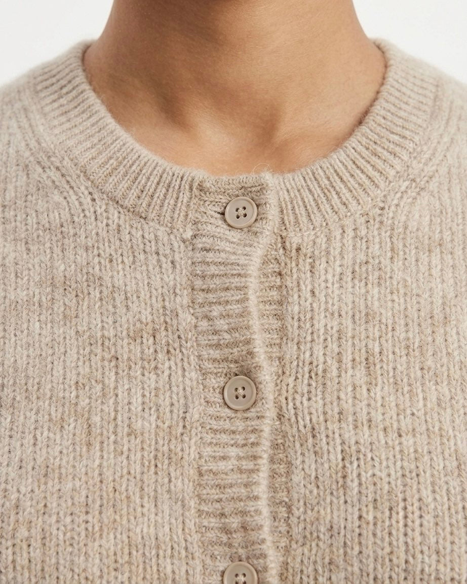 Gilet Selected Femme in misto lana e alpaca