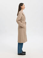 Cappotto lungo in lana