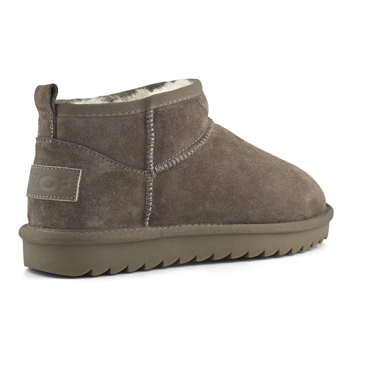 Stivaletto ultra mini in pelle scamosciata