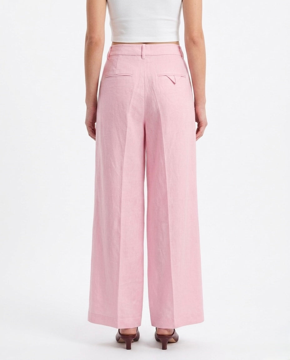 Pantalone palazzo in acetato