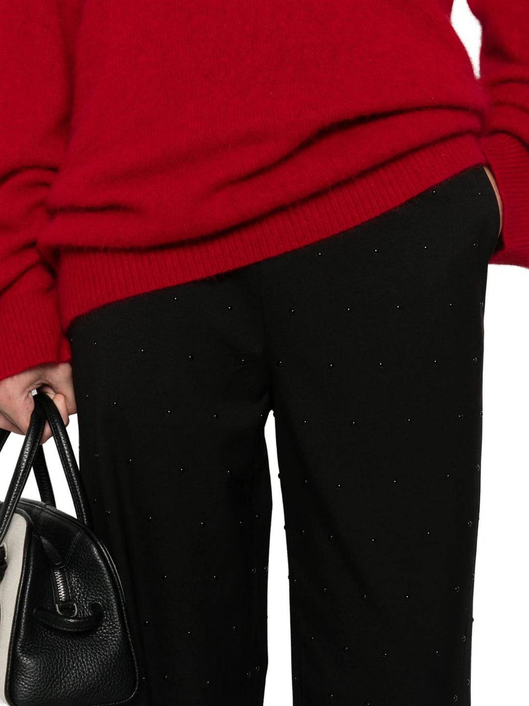 Pantaloni eleganti a gamba dritta