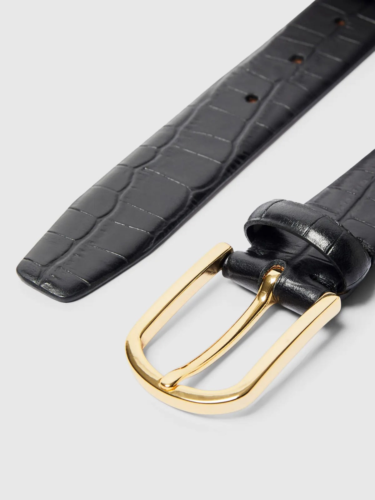 Cintura Nera in Pelle